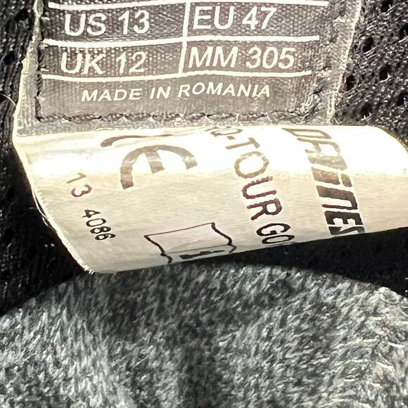 Dainese Men’s TRQ-Tour Gore-Tex Black Moto Riding Boot Size US 13 - Picture 10 of 12